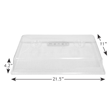 Mini Greenhouse 4″ With Easy Vents