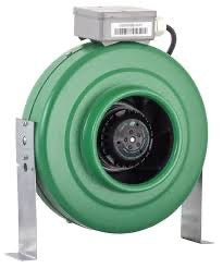 Inline Duct Fan, 6” 400 CFM